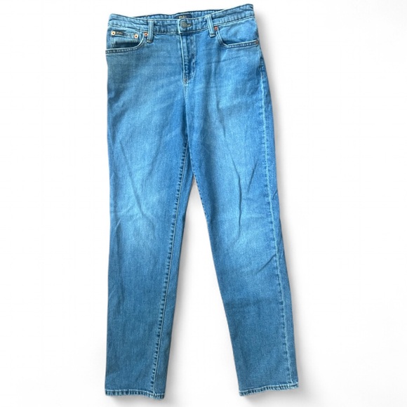 Polo Ralph Lauren Other - POLO RALPH LAUREN The Hampton Straight Leg Boys Blue Jeans Medium Wash Size 20